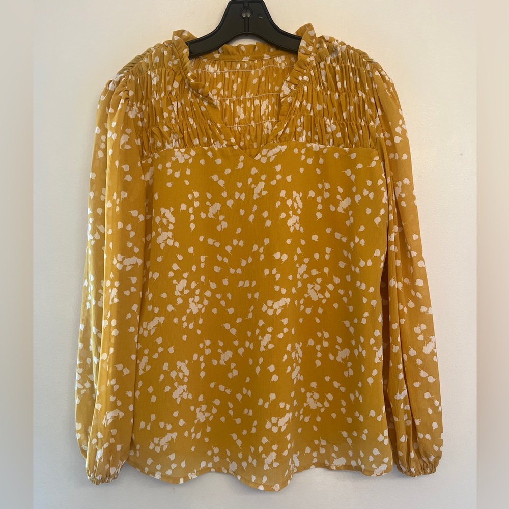 Dokotoo Print Long Sleeve Chiffon Bohemian
Top size S. New without tags. - Picture 2 of 6